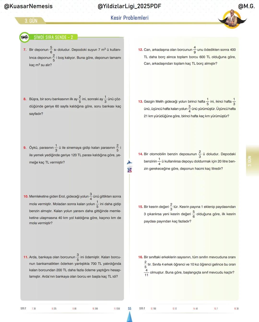@KuasarNemesis
@YildizlarLin_2025PDF
@M.G.
TYT-KPSS-DGS-ALES
10 GÜNDE
TEMEL ATMA
GARANTI
PROBLEMLER
VİDEO DERS KİTABI
74
SELİM YÜKSEL'le
BIY