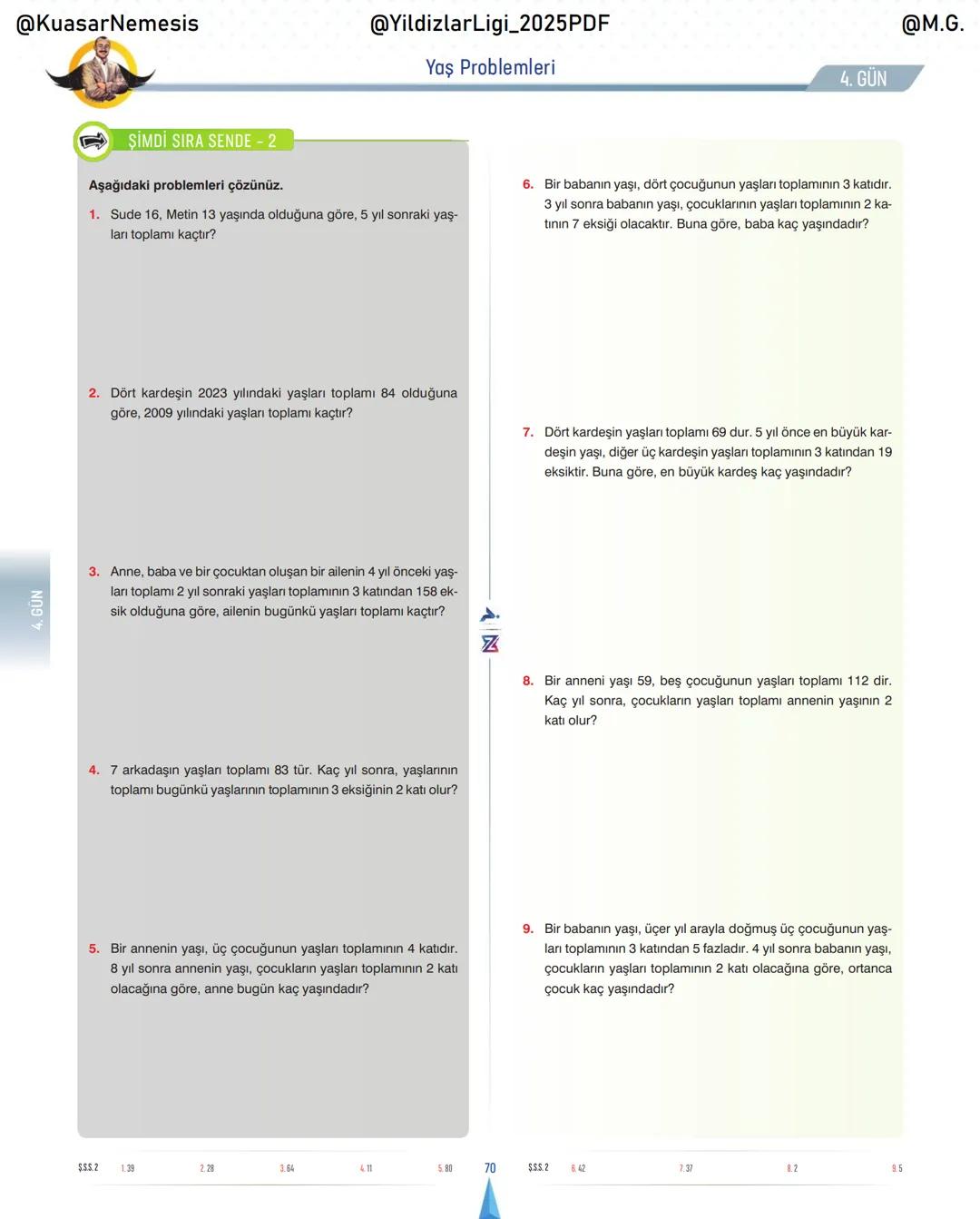 @KuasarNemesis
@YildizlarLin_2025PDF
@M.G.
TYT-KPSS-DGS-ALES
10 GÜNDE
TEMEL ATMA
GARANTI
PROBLEMLER
VİDEO DERS KİTABI
74
SELİM YÜKSEL'le
BIY