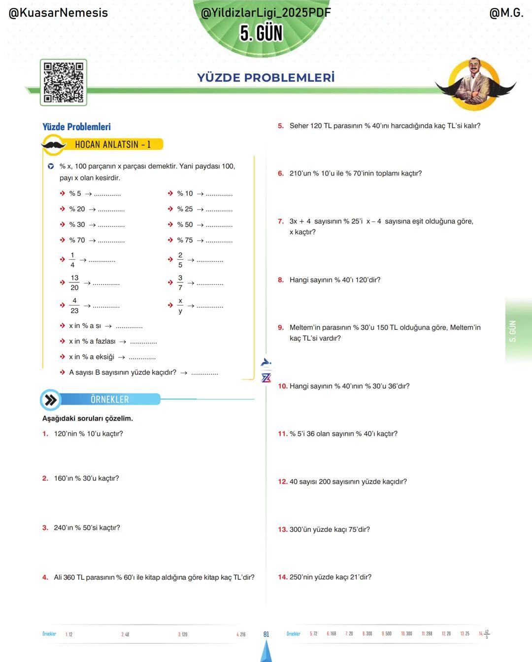 @KuasarNemesis
@YildizlarLin_2025PDF
@M.G.
TYT-KPSS-DGS-ALES
10 GÜNDE
TEMEL ATMA
GARANTI
PROBLEMLER
VİDEO DERS KİTABI
74
SELİM YÜKSEL'le
BIY