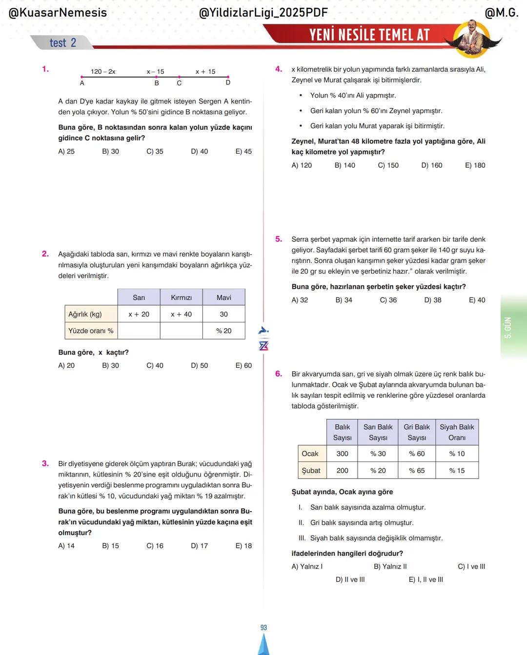 @KuasarNemesis
@YildizlarLin_2025PDF
@M.G.
TYT-KPSS-DGS-ALES
10 GÜNDE
TEMEL ATMA
GARANTI
PROBLEMLER
VİDEO DERS KİTABI
74
SELİM YÜKSEL'le
BIY