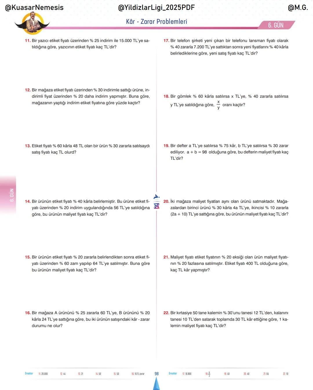 @KuasarNemesis
@YildizlarLin_2025PDF
@M.G.
TYT-KPSS-DGS-ALES
10 GÜNDE
TEMEL ATMA
GARANTI
PROBLEMLER
VİDEO DERS KİTABI
74
SELİM YÜKSEL'le
BIY