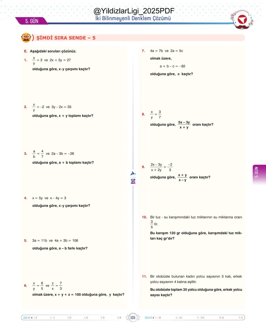 @YildizlarLigi_2025PDF
TYT-KPSS-DGS-ALES
10 GÜNDE
TEMEL ATMA
GARANTİ
MATEMATİK
VİDEO DERS KİTABI
Z
SELİM
YÜKSEL'le
PARAF YAYINLARI
Hedefine