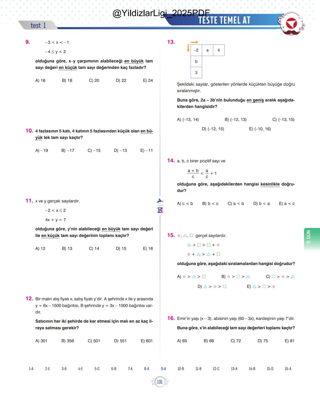 @YildizlarLigi_2025PDF
TYT-KPSS-DGS-ALES
10 GÜNDE
TEMEL ATMA
GARANTİ
MATEMATİK
VİDEO DERS KİTABI
Z
SELİM
YÜKSEL'le
PARAF YAYINLARI
Hedefine
