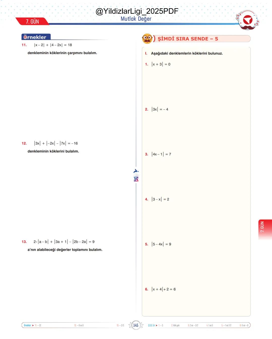 @YildizlarLigi_2025PDF
TYT-KPSS-DGS-ALES
10 GÜNDE
TEMEL ATMA
GARANTİ
MATEMATİK
VİDEO DERS KİTABI
Z
SELİM
YÜKSEL'le
PARAF YAYINLARI
Hedefine