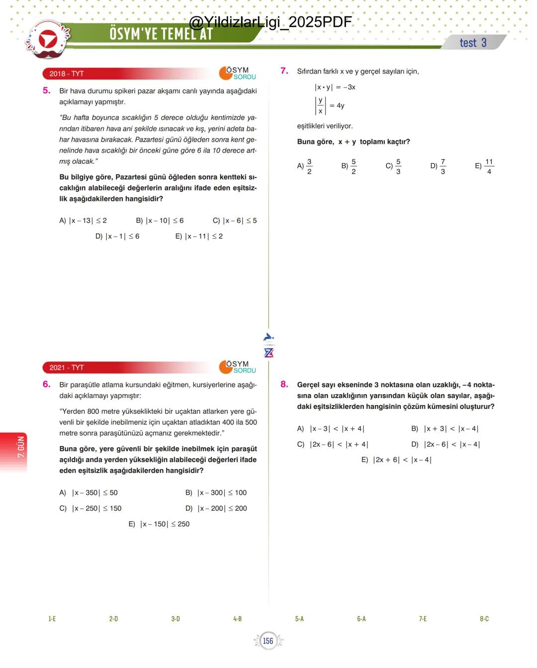@YildizlarLigi_2025PDF
TYT-KPSS-DGS-ALES
10 GÜNDE
TEMEL ATMA
GARANTİ
MATEMATİK
VİDEO DERS KİTABI
Z
SELİM
YÜKSEL'le
PARAF YAYINLARI
Hedefine