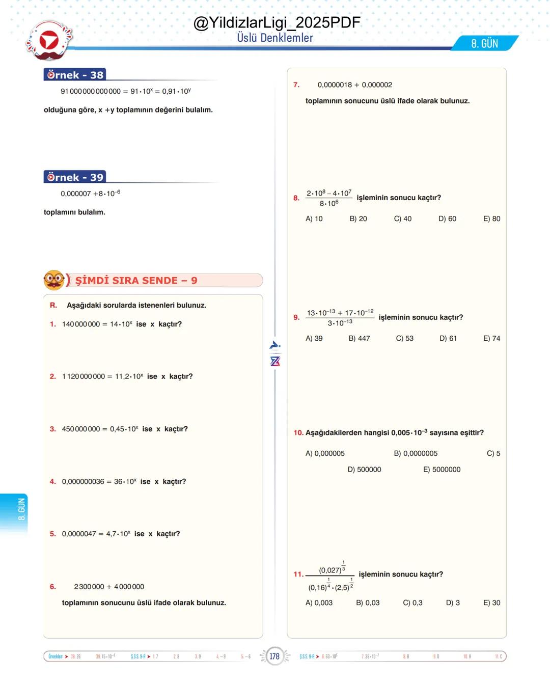 @YildizlarLigi_2025PDF
TYT-KPSS-DGS-ALES
10 GÜNDE
TEMEL ATMA
GARANTİ
MATEMATİK
VİDEO DERS KİTABI
Z
SELİM
YÜKSEL'le
PARAF YAYINLARI
Hedefine