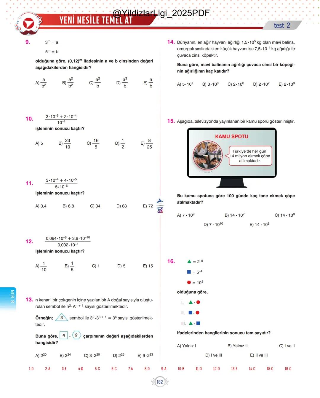 @YildizlarLigi_2025PDF
TYT-KPSS-DGS-ALES
10 GÜNDE
TEMEL ATMA
GARANTİ
MATEMATİK
VİDEO DERS KİTABI
Z
SELİM
YÜKSEL'le
PARAF YAYINLARI
Hedefine
