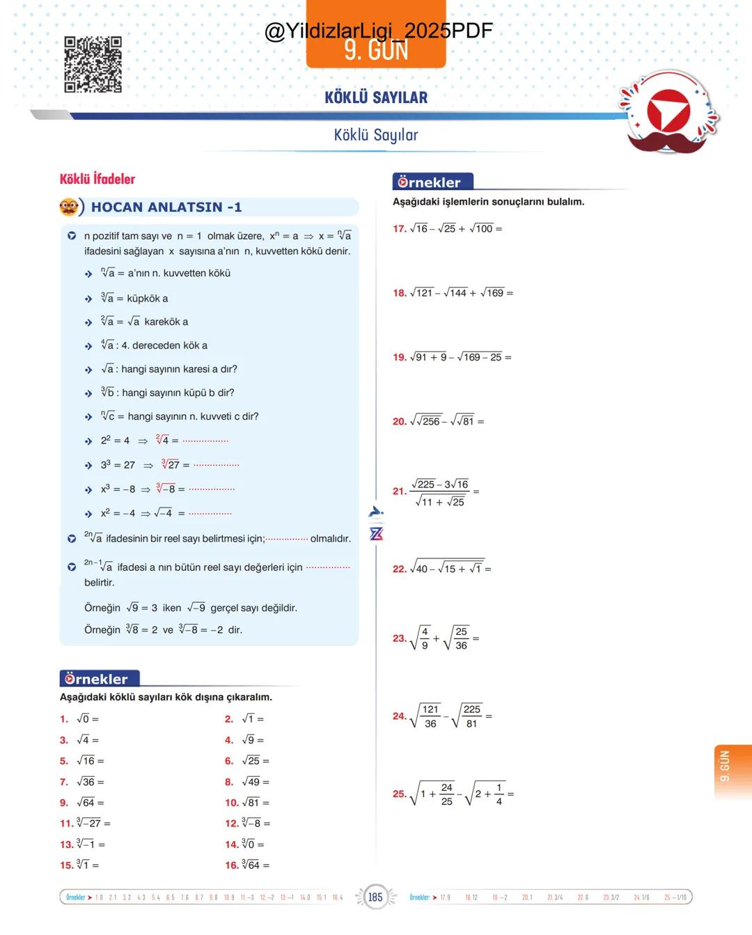 @YildizlarLigi_2025PDF
TYT-KPSS-DGS-ALES
10 GÜNDE
TEMEL ATMA
GARANTİ
MATEMATİK
VİDEO DERS KİTABI
Z
SELİM
YÜKSEL'le
PARAF YAYINLARI
Hedefine