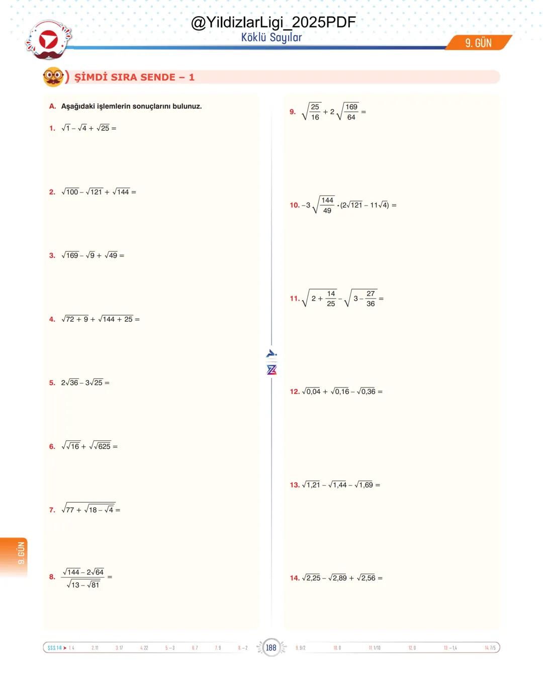 @YildizlarLigi_2025PDF
TYT-KPSS-DGS-ALES
10 GÜNDE
TEMEL ATMA
GARANTİ
MATEMATİK
VİDEO DERS KİTABI
Z
SELİM
YÜKSEL'le
PARAF YAYINLARI
Hedefine
