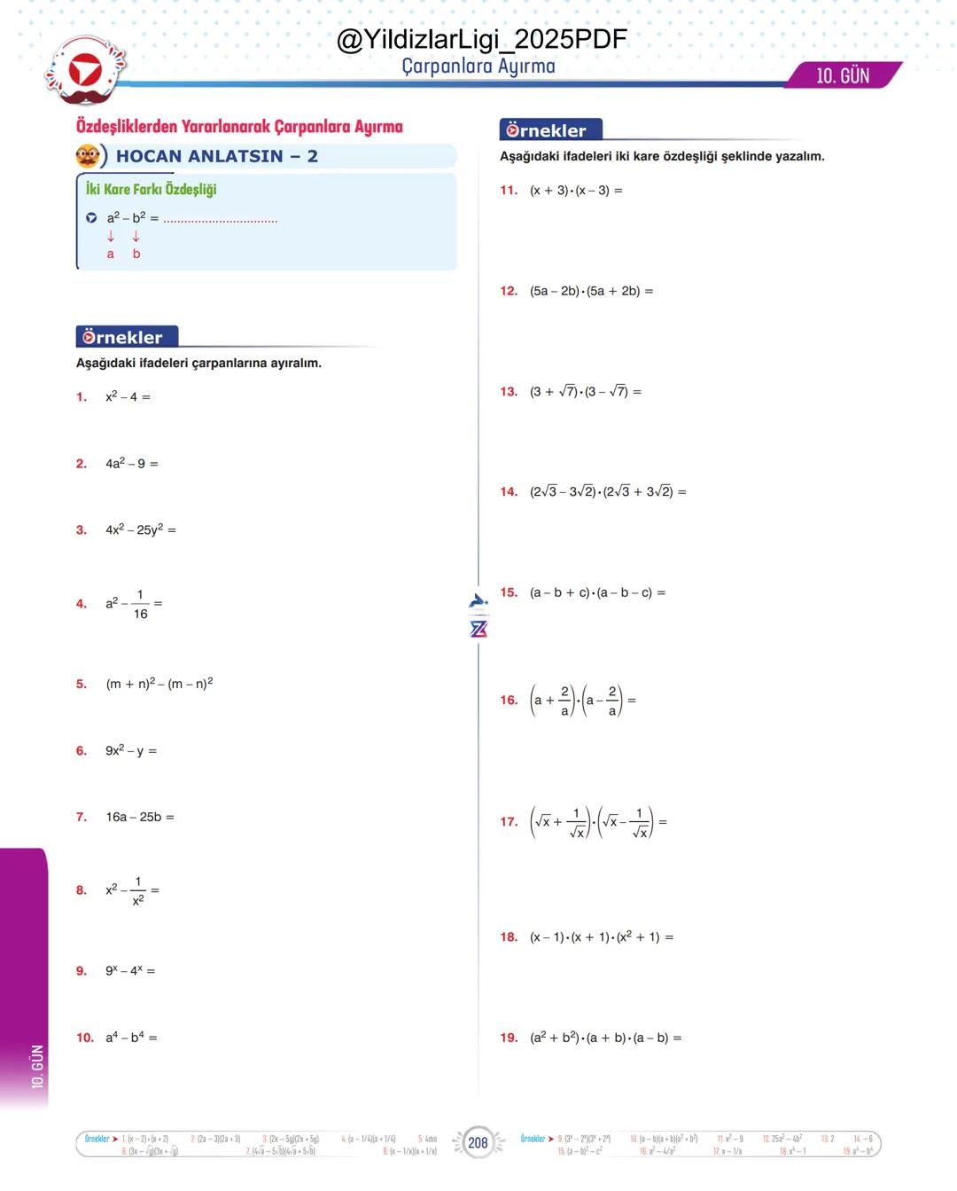 @YildizlarLigi_2025PDF
TYT-KPSS-DGS-ALES
10 GÜNDE
TEMEL ATMA
GARANTİ
MATEMATİK
VİDEO DERS KİTABI
Z
SELİM
YÜKSEL'le
PARAF YAYINLARI
Hedefine
