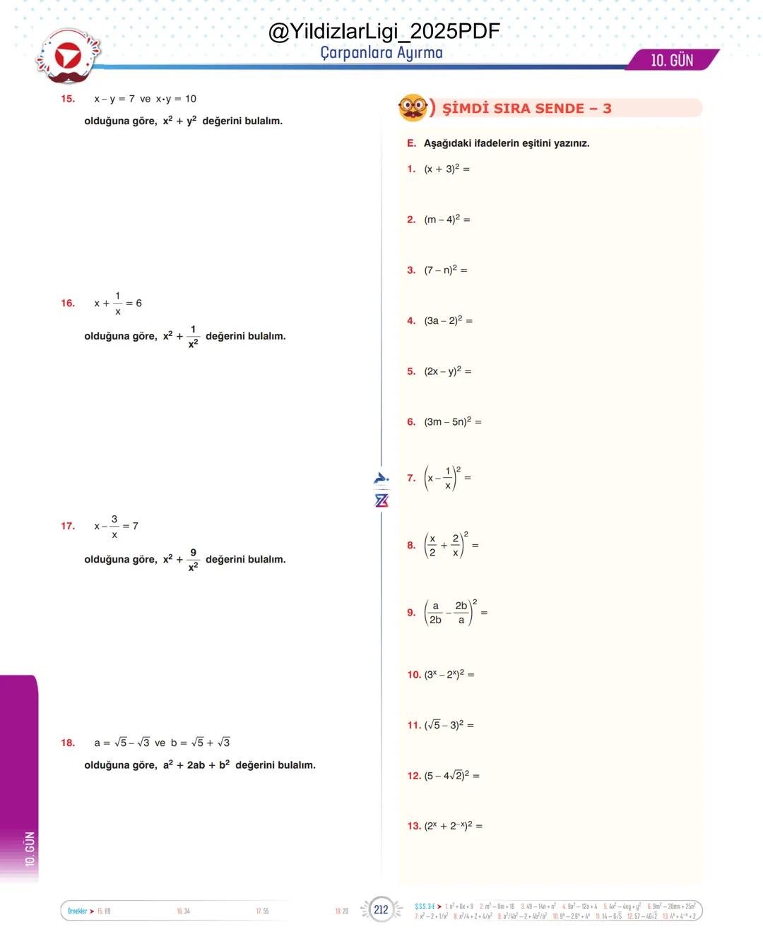 @YildizlarLigi_2025PDF
TYT-KPSS-DGS-ALES
10 GÜNDE
TEMEL ATMA
GARANTİ
MATEMATİK
VİDEO DERS KİTABI
Z
SELİM
YÜKSEL'le
PARAF YAYINLARI
Hedefine