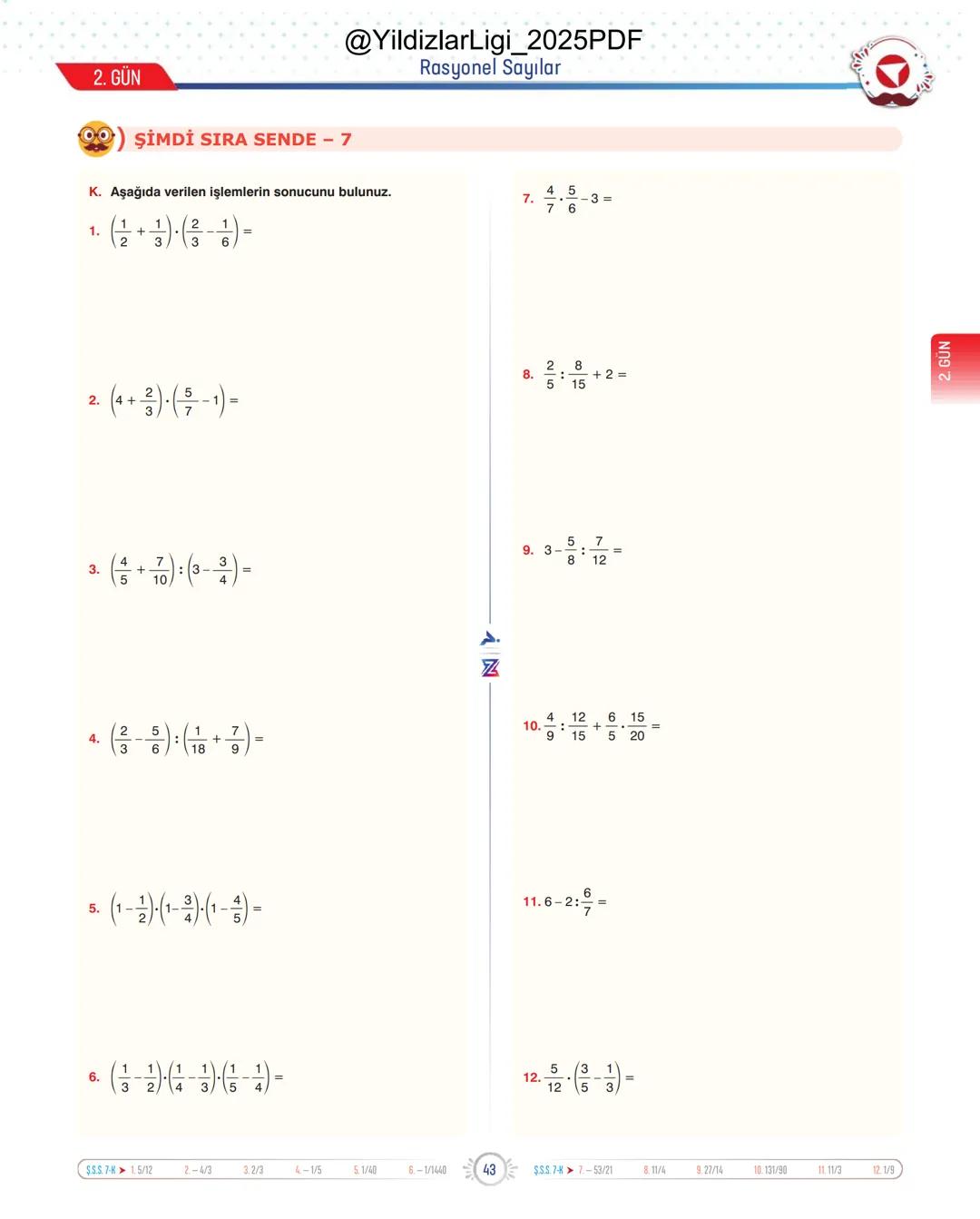 @YildizlarLigi_2025PDF
TYT-KPSS-DGS-ALES
10 GÜNDE
TEMEL ATMA
GARANTİ
MATEMATİK
VİDEO DERS KİTABI
Z
SELİM
YÜKSEL'le
PARAF YAYINLARI
Hedefine