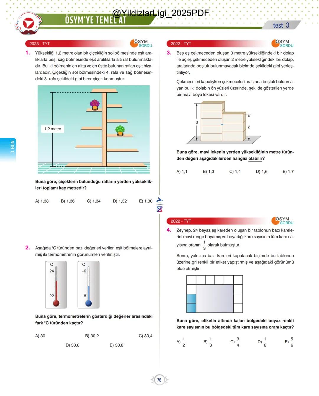 @YildizlarLigi_2025PDF
TYT-KPSS-DGS-ALES
10 GÜNDE
TEMEL ATMA
GARANTİ
MATEMATİK
VİDEO DERS KİTABI
Z
SELİM
YÜKSEL'le
PARAF YAYINLARI
Hedefine
