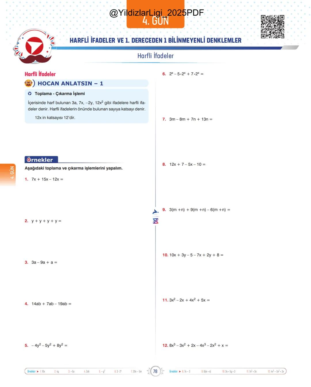 @YildizlarLigi_2025PDF
TYT-KPSS-DGS-ALES
10 GÜNDE
TEMEL ATMA
GARANTİ
MATEMATİK
VİDEO DERS KİTABI
Z
SELİM
YÜKSEL'le
PARAF YAYINLARI
Hedefine