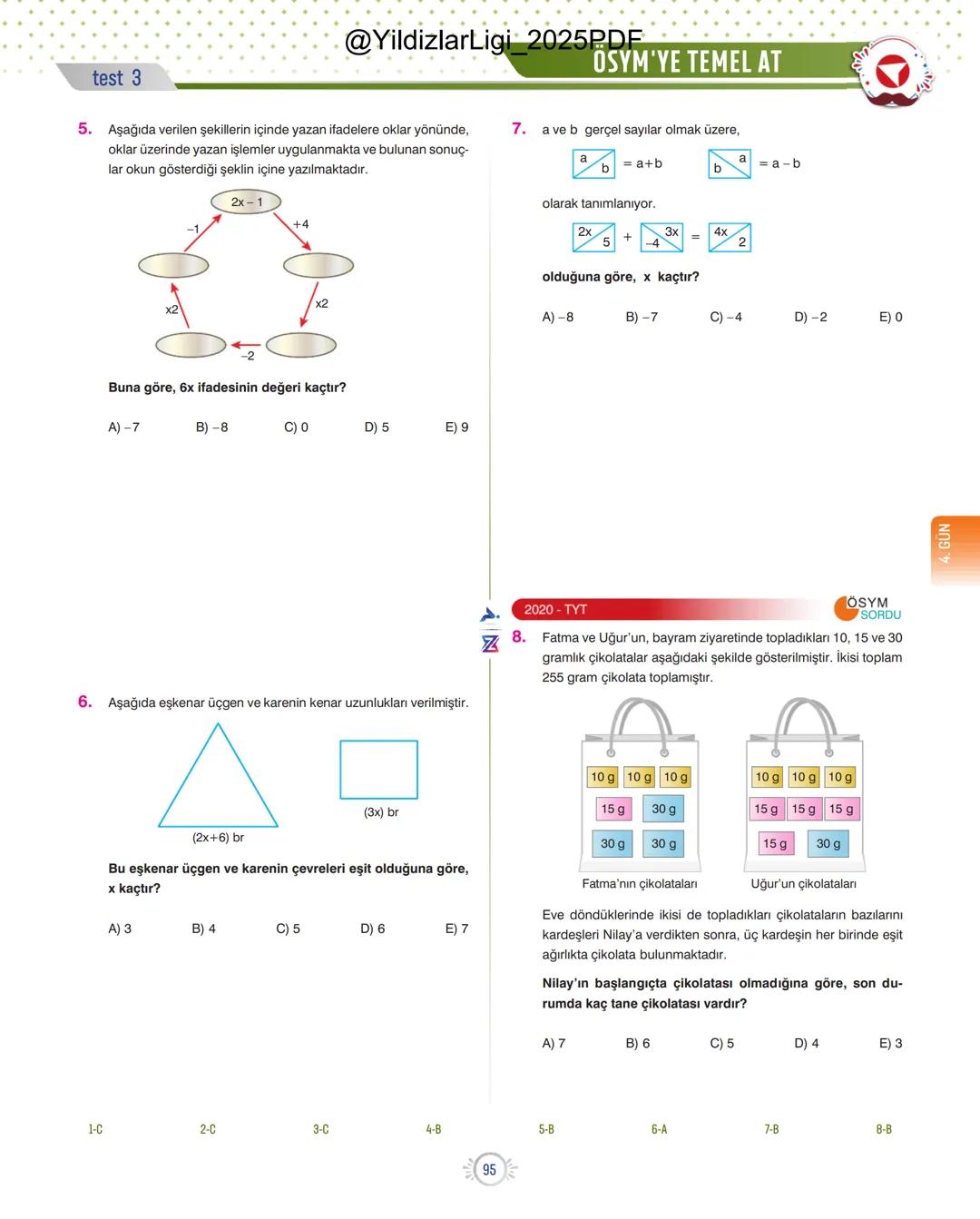 @YildizlarLigi_2025PDF
TYT-KPSS-DGS-ALES
10 GÜNDE
TEMEL ATMA
GARANTİ
MATEMATİK
VİDEO DERS KİTABI
Z
SELİM
YÜKSEL'le
PARAF YAYINLARI
Hedefine