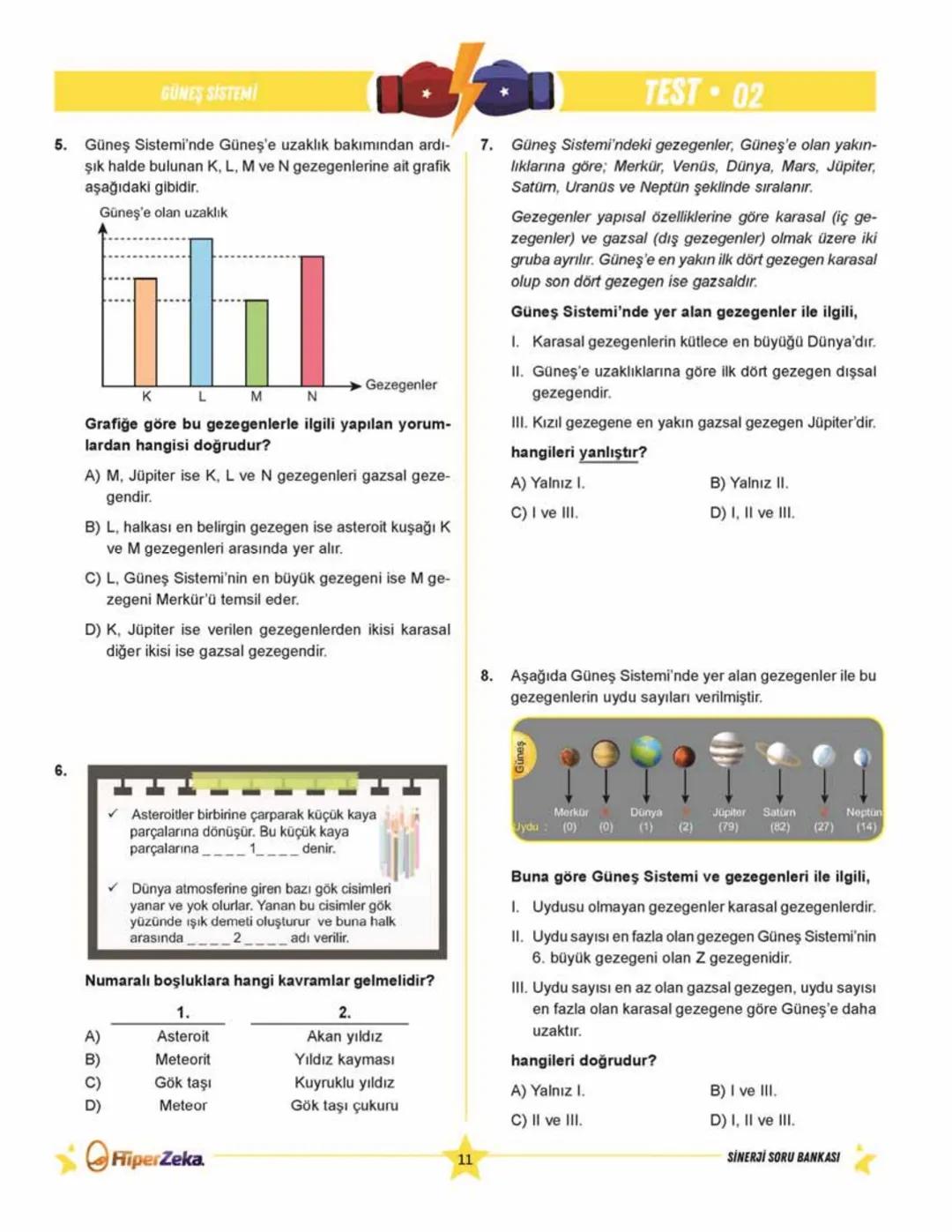 SINAVA HAZIRLIK
YENİ
NESİL
Burhan BOZTAŞ Süleyman ALTINTAŞ
OKULA YARDIMCI
Sinerji S
Fen Bilimleri
6.
Sınıf
Soru
Bankası
ORKod Alolli Tahta
Ç