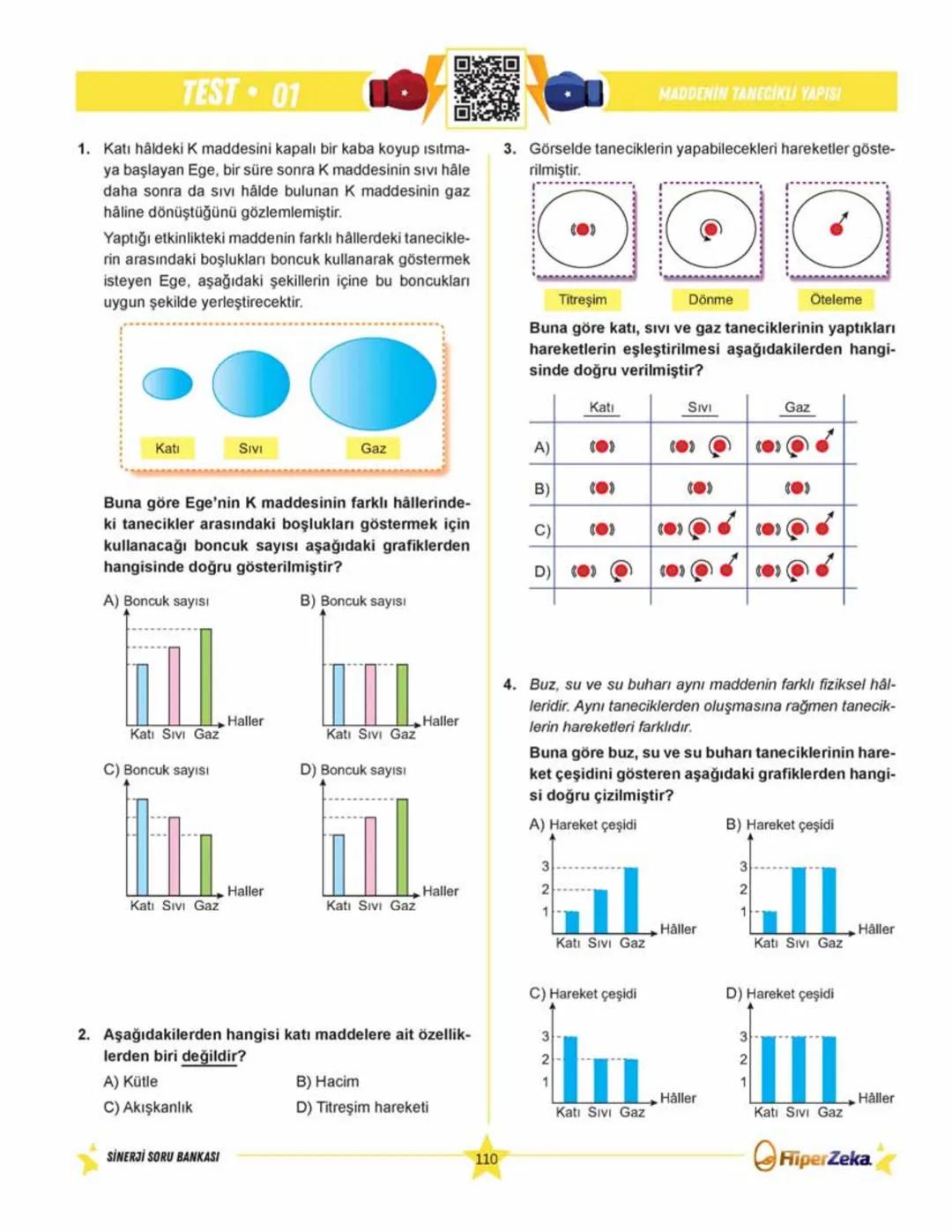 SINAVA HAZIRLIK
YENİ
NESİL
Burhan BOZTAŞ Süleyman ALTINTAŞ
OKULA YARDIMCI
Sinerji S
Fen Bilimleri
6.
Sınıf
Soru
Bankası
ORKod Alolli Tahta
Ç