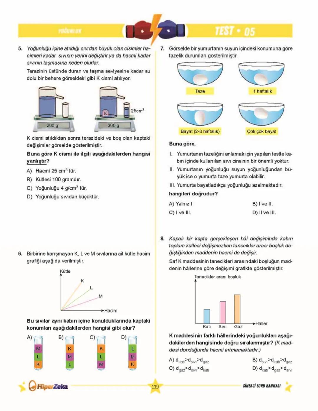 SINAVA HAZIRLIK
YENİ
NESİL
Burhan BOZTAŞ Süleyman ALTINTAŞ
OKULA YARDIMCI
Sinerji S
Fen Bilimleri
6.
Sınıf
Soru
Bankası
ORKod Alolli Tahta
Ç