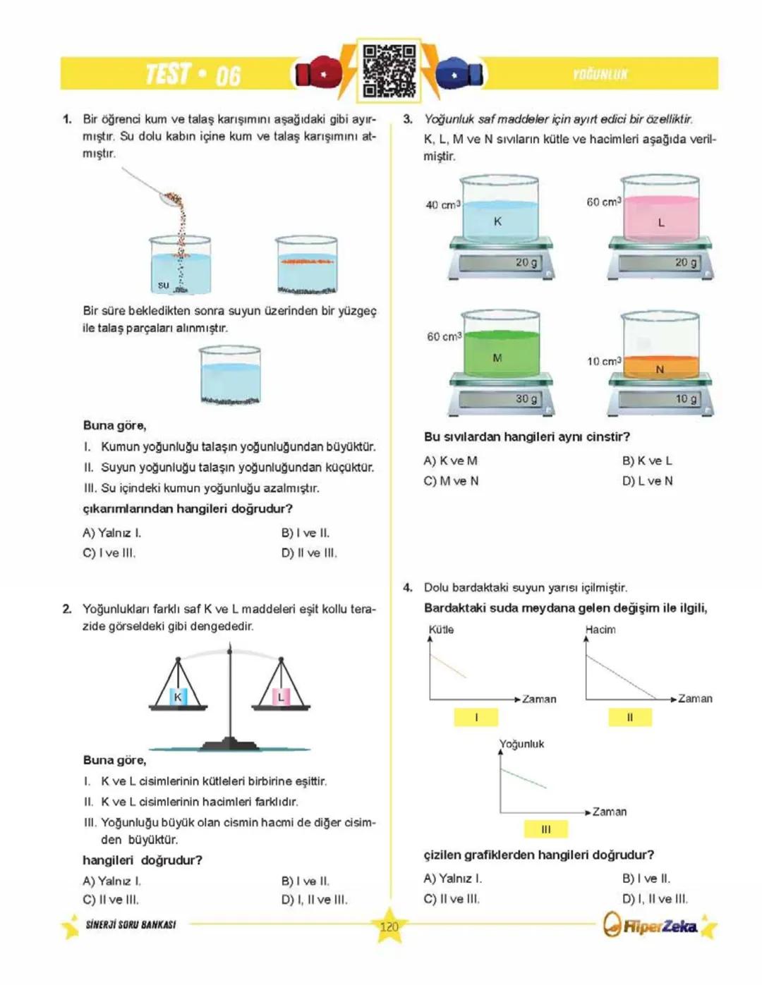 SINAVA HAZIRLIK
YENİ
NESİL
Burhan BOZTAŞ Süleyman ALTINTAŞ
OKULA YARDIMCI
Sinerji S
Fen Bilimleri
6.
Sınıf
Soru
Bankası
ORKod Alolli Tahta
Ç