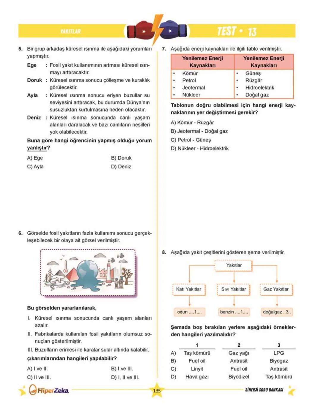 SINAVA HAZIRLIK
YENİ
NESİL
Burhan BOZTAŞ Süleyman ALTINTAŞ
OKULA YARDIMCI
Sinerji S
Fen Bilimleri
6.
Sınıf
Soru
Bankası
ORKod Alolli Tahta
Ç