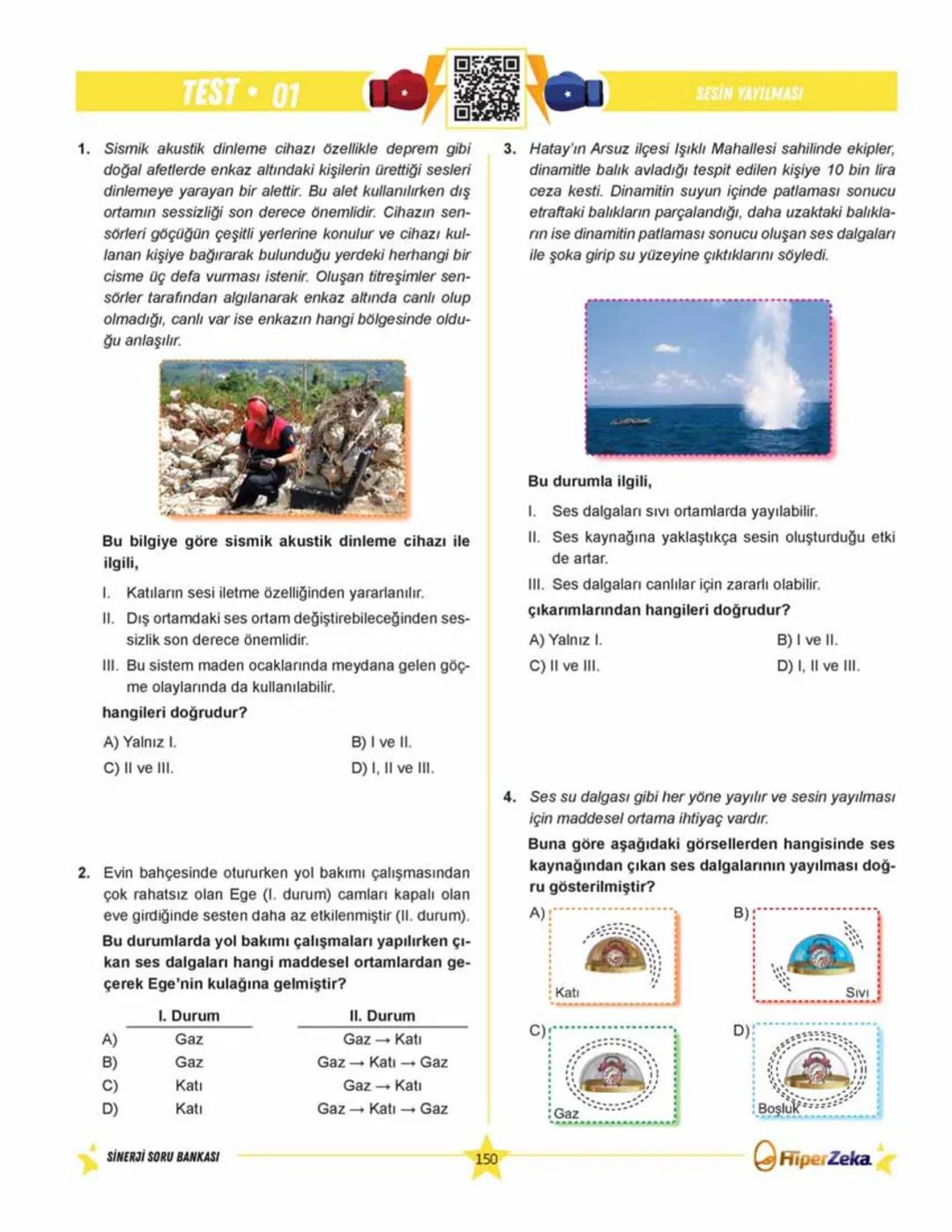 SINAVA HAZIRLIK
YENİ
NESİL
Burhan BOZTAŞ Süleyman ALTINTAŞ
OKULA YARDIMCI
Sinerji S
Fen Bilimleri
6.
Sınıf
Soru
Bankası
ORKod Alolli Tahta
Ç