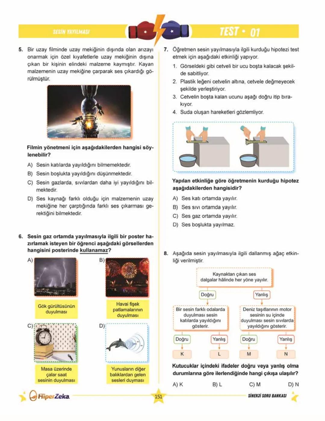 SINAVA HAZIRLIK
YENİ
NESİL
Burhan BOZTAŞ Süleyman ALTINTAŞ
OKULA YARDIMCI
Sinerji S
Fen Bilimleri
6.
Sınıf
Soru
Bankası
ORKod Alolli Tahta
Ç