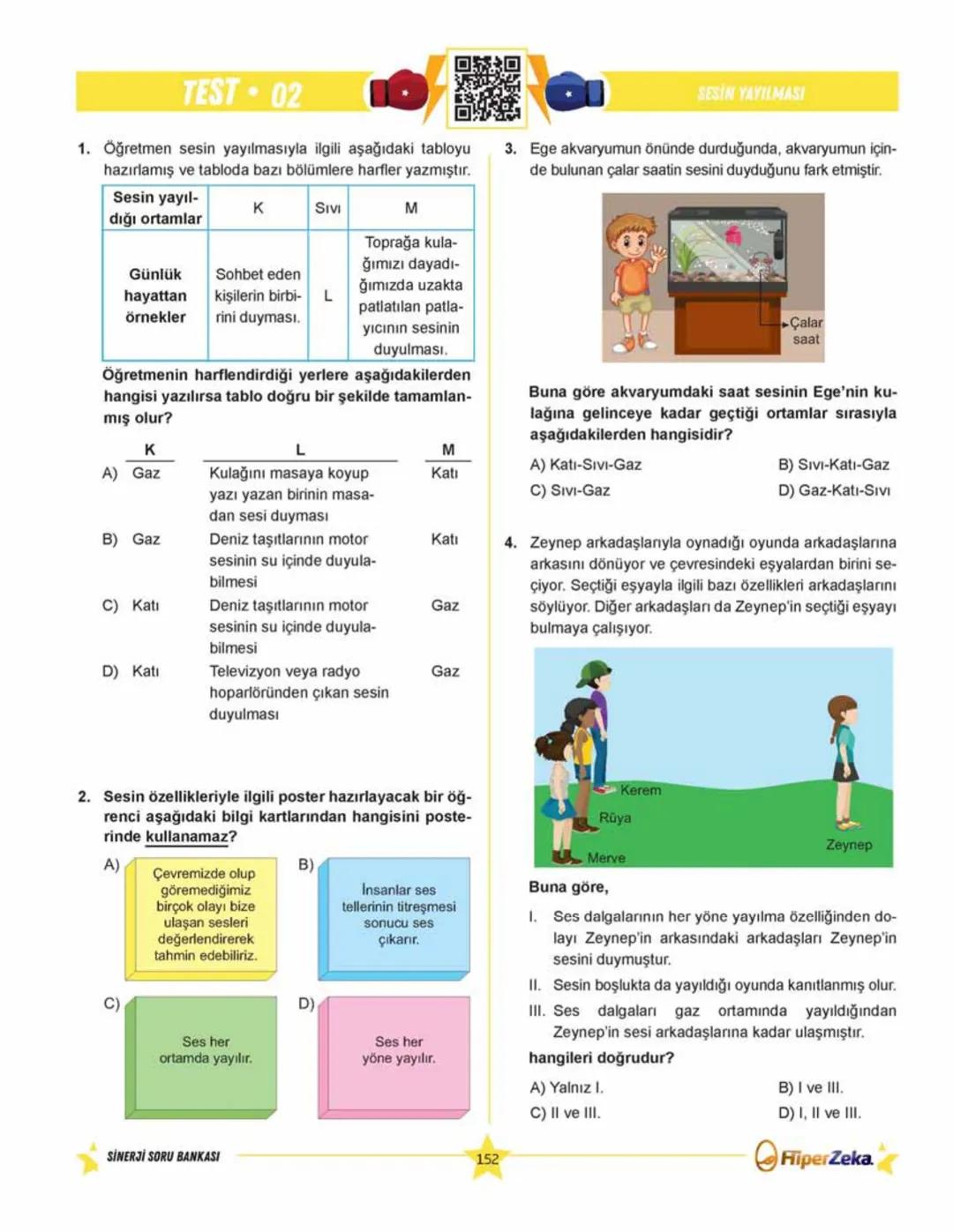 SINAVA HAZIRLIK
YENİ
NESİL
Burhan BOZTAŞ Süleyman ALTINTAŞ
OKULA YARDIMCI
Sinerji S
Fen Bilimleri
6.
Sınıf
Soru
Bankası
ORKod Alolli Tahta
Ç