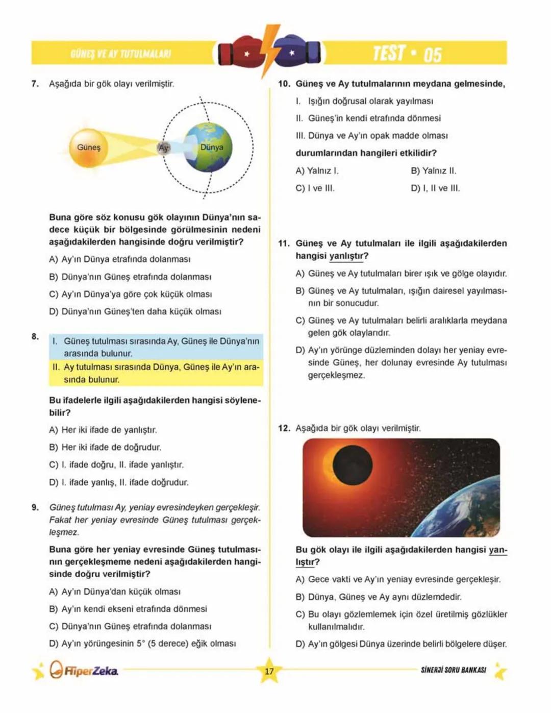 SINAVA HAZIRLIK
YENİ
NESİL
Burhan BOZTAŞ Süleyman ALTINTAŞ
OKULA YARDIMCI
Sinerji S
Fen Bilimleri
6.
Sınıf
Soru
Bankası
ORKod Alolli Tahta
Ç