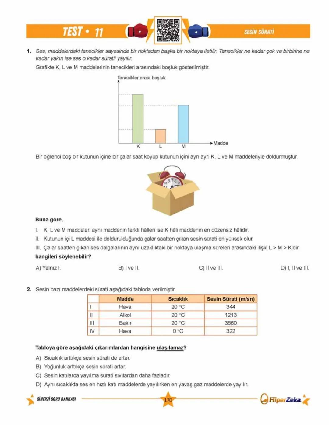 SINAVA HAZIRLIK
YENİ
NESİL
Burhan BOZTAŞ Süleyman ALTINTAŞ
OKULA YARDIMCI
Sinerji S
Fen Bilimleri
6.
Sınıf
Soru
Bankası
ORKod Alolli Tahta
Ç