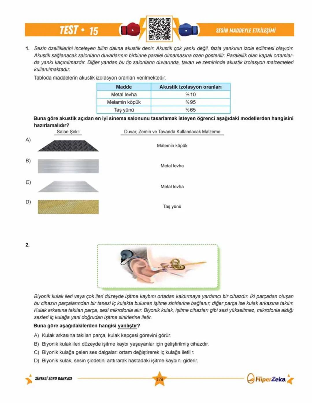 SINAVA HAZIRLIK
YENİ
NESİL
Burhan BOZTAŞ Süleyman ALTINTAŞ
OKULA YARDIMCI
Sinerji S
Fen Bilimleri
6.
Sınıf
Soru
Bankası
ORKod Alolli Tahta
Ç