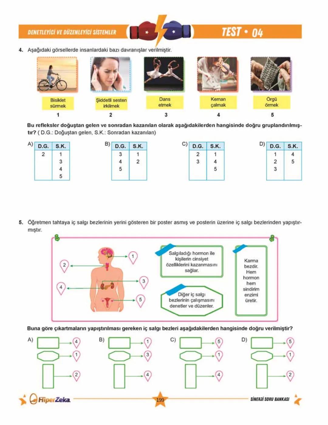 SINAVA HAZIRLIK
YENİ
NESİL
Burhan BOZTAŞ Süleyman ALTINTAŞ
OKULA YARDIMCI
Sinerji S
Fen Bilimleri
6.
Sınıf
Soru
Bankası
ORKod Alolli Tahta
Ç