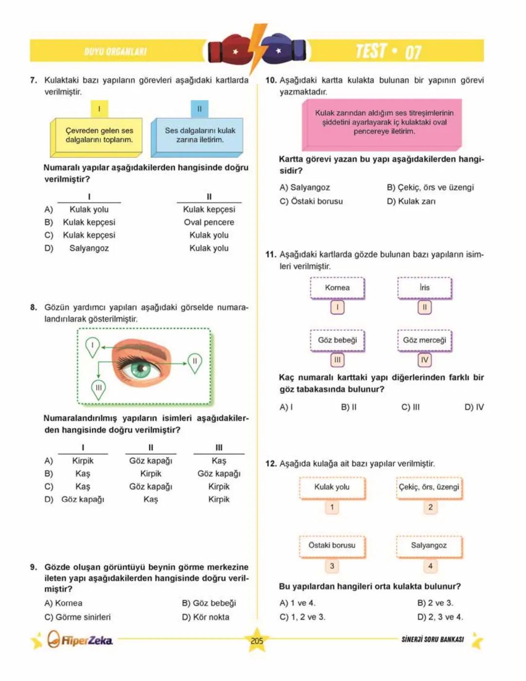 SINAVA HAZIRLIK
YENİ
NESİL
Burhan BOZTAŞ Süleyman ALTINTAŞ
OKULA YARDIMCI
Sinerji S
Fen Bilimleri
6.
Sınıf
Soru
Bankası
ORKod Alolli Tahta
Ç
