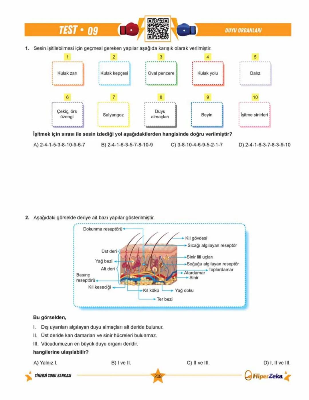 SINAVA HAZIRLIK
YENİ
NESİL
Burhan BOZTAŞ Süleyman ALTINTAŞ
OKULA YARDIMCI
Sinerji S
Fen Bilimleri
6.
Sınıf
Soru
Bankası
ORKod Alolli Tahta
Ç