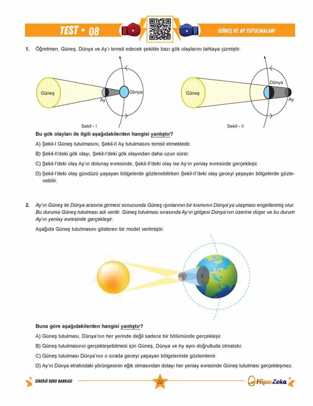 SINAVA HAZIRLIK
YENİ
NESİL
Burhan BOZTAŞ Süleyman ALTINTAŞ
OKULA YARDIMCI
Sinerji S
Fen Bilimleri
6.
Sınıf
Soru
Bankası
ORKod Alolli Tahta
Ç