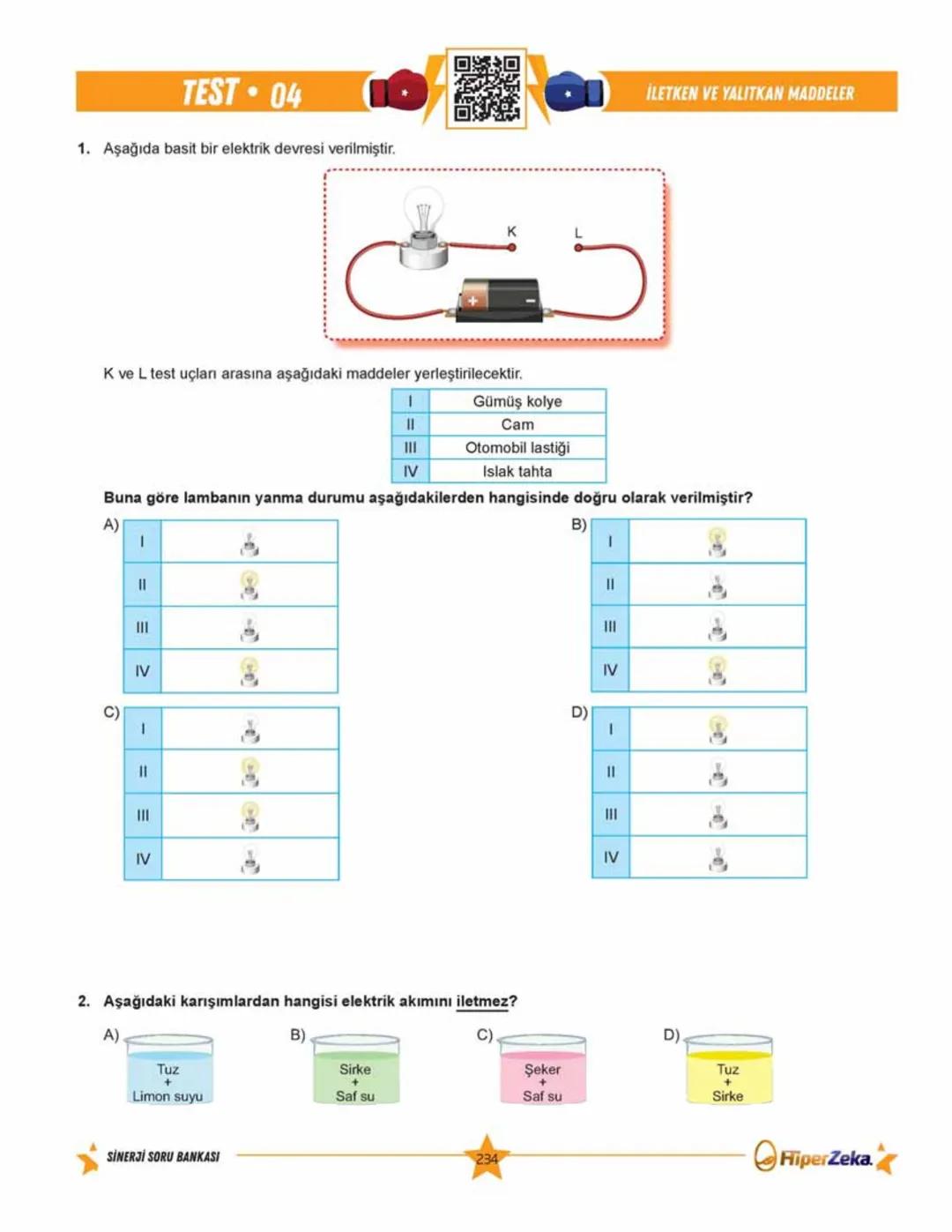 SINAVA HAZIRLIK
YENİ
NESİL
Burhan BOZTAŞ Süleyman ALTINTAŞ
OKULA YARDIMCI
Sinerji S
Fen Bilimleri
6.
Sınıf
Soru
Bankası
ORKod Alolli Tahta
Ç