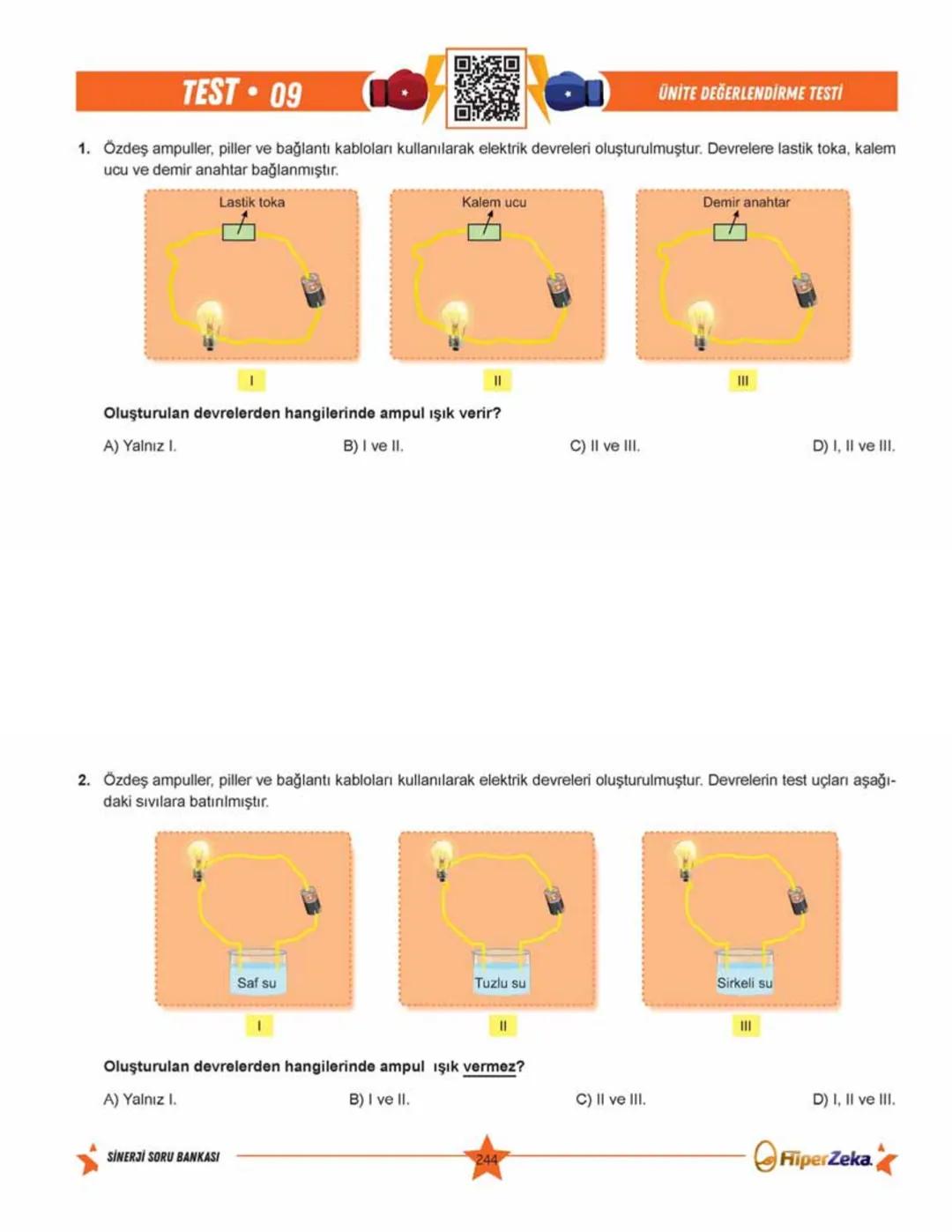 SINAVA HAZIRLIK
YENİ
NESİL
Burhan BOZTAŞ Süleyman ALTINTAŞ
OKULA YARDIMCI
Sinerji S
Fen Bilimleri
6.
Sınıf
Soru
Bankası
ORKod Alolli Tahta
Ç