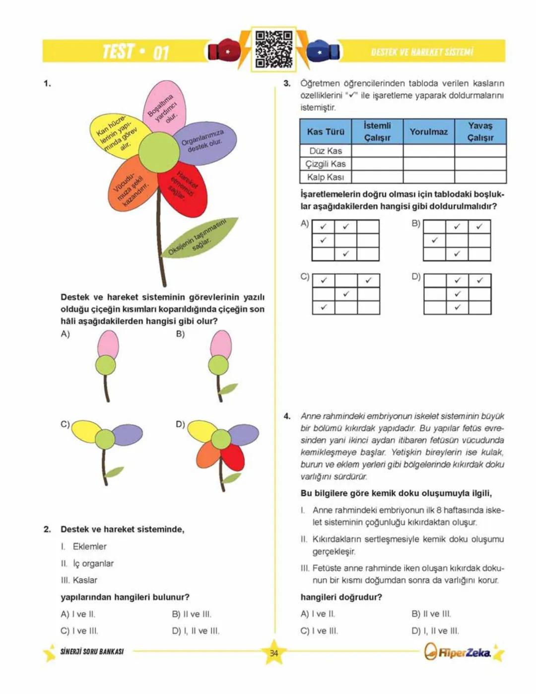 SINAVA HAZIRLIK
YENİ
NESİL
Burhan BOZTAŞ Süleyman ALTINTAŞ
OKULA YARDIMCI
Sinerji S
Fen Bilimleri
6.
Sınıf
Soru
Bankası
ORKod Alolli Tahta
Ç