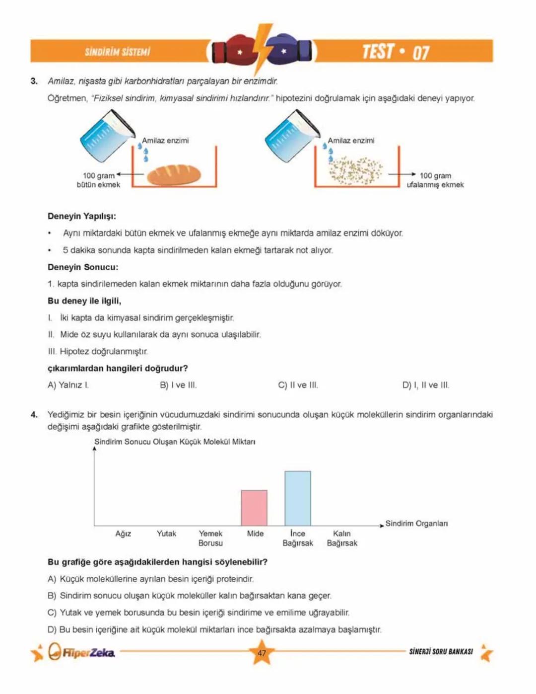 SINAVA HAZIRLIK
YENİ
NESİL
Burhan BOZTAŞ Süleyman ALTINTAŞ
OKULA YARDIMCI
Sinerji S
Fen Bilimleri
6.
Sınıf
Soru
Bankası
ORKod Alolli Tahta
Ç