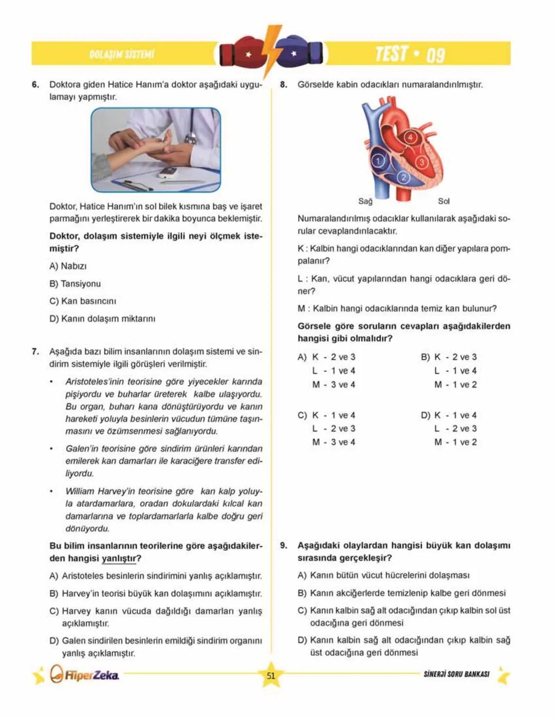 SINAVA HAZIRLIK
YENİ
NESİL
Burhan BOZTAŞ Süleyman ALTINTAŞ
OKULA YARDIMCI
Sinerji S
Fen Bilimleri
6.
Sınıf
Soru
Bankası
ORKod Alolli Tahta
Ç