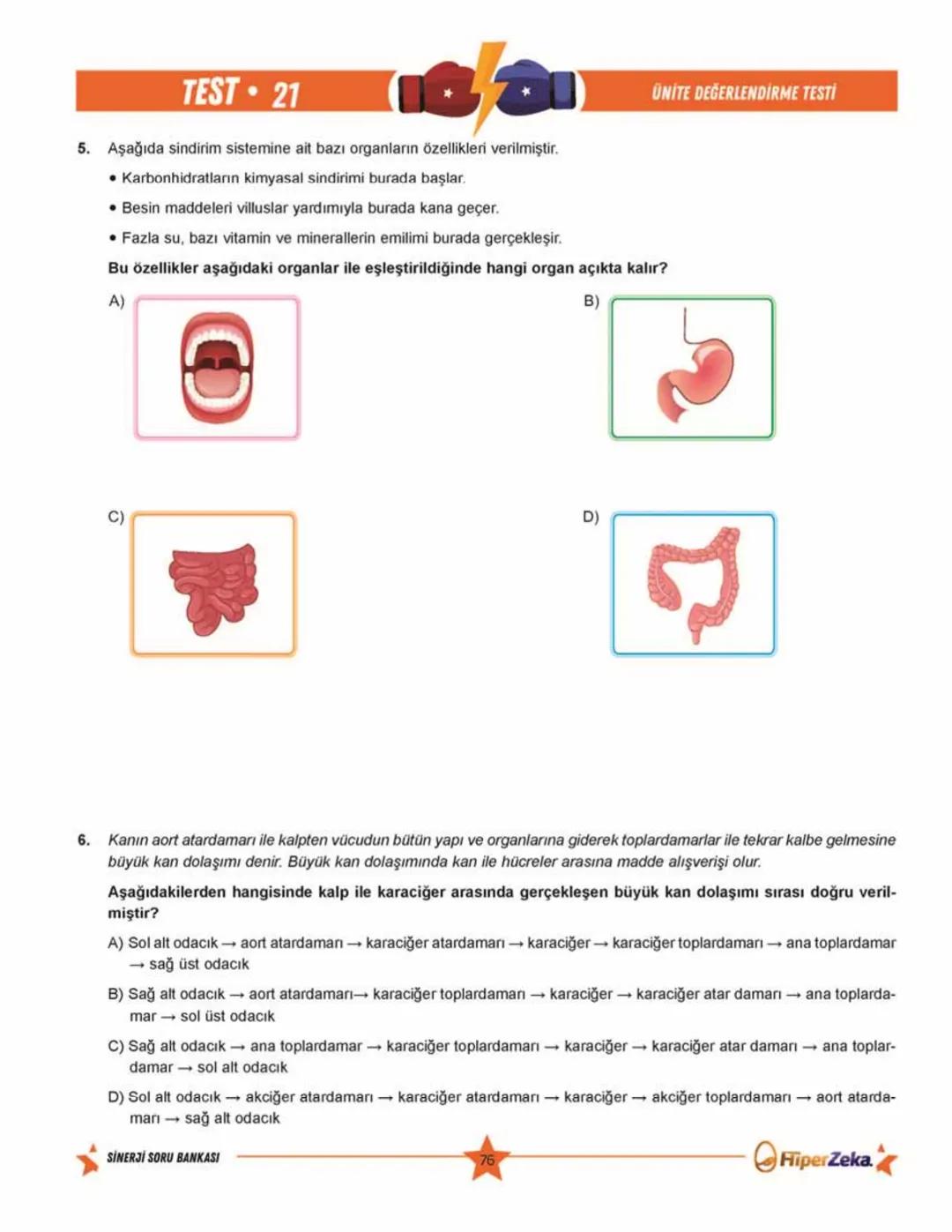 SINAVA HAZIRLIK
YENİ
NESİL
Burhan BOZTAŞ Süleyman ALTINTAŞ
OKULA YARDIMCI
Sinerji S
Fen Bilimleri
6.
Sınıf
Soru
Bankası
ORKod Alolli Tahta
Ç