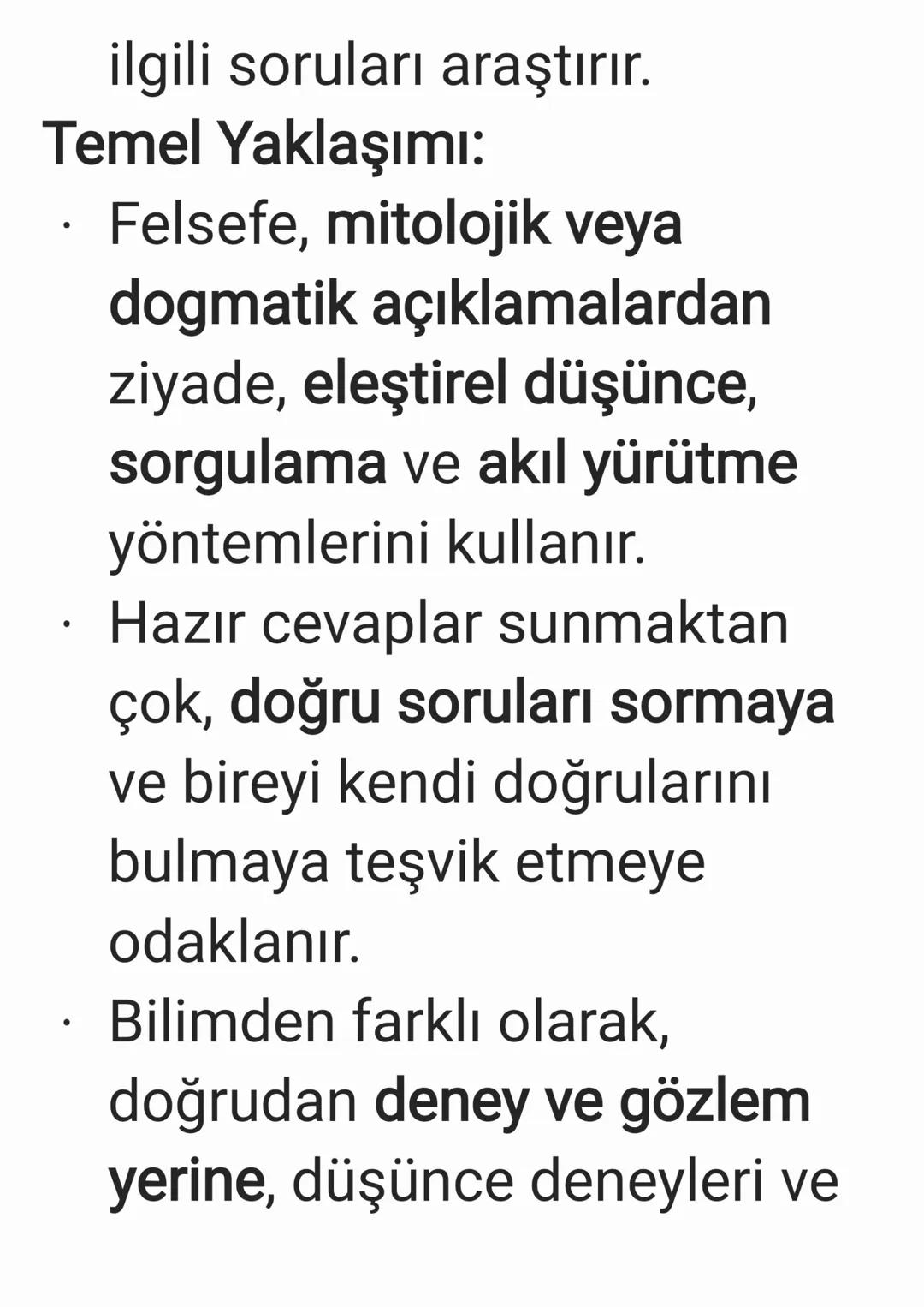 Felsefeye Hızlı Tekrar:
Öz Bilgiler ve İlk
Filozoflar
Felsefe, kelime anlamıyla
"bilgelik sevgisi" demektir
(Yunanca: philosophia). Temel
am