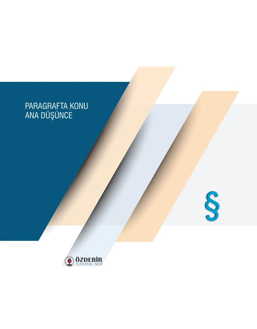 TYT
*Sınıflandırılmış*
PARAGRAF
Soru Bankası
Video Çözüm
Her hakkı saklı olup ÖZDEBİR YAYINLARI'na aittir.
Bu kitaptaki açıklamalar, örn