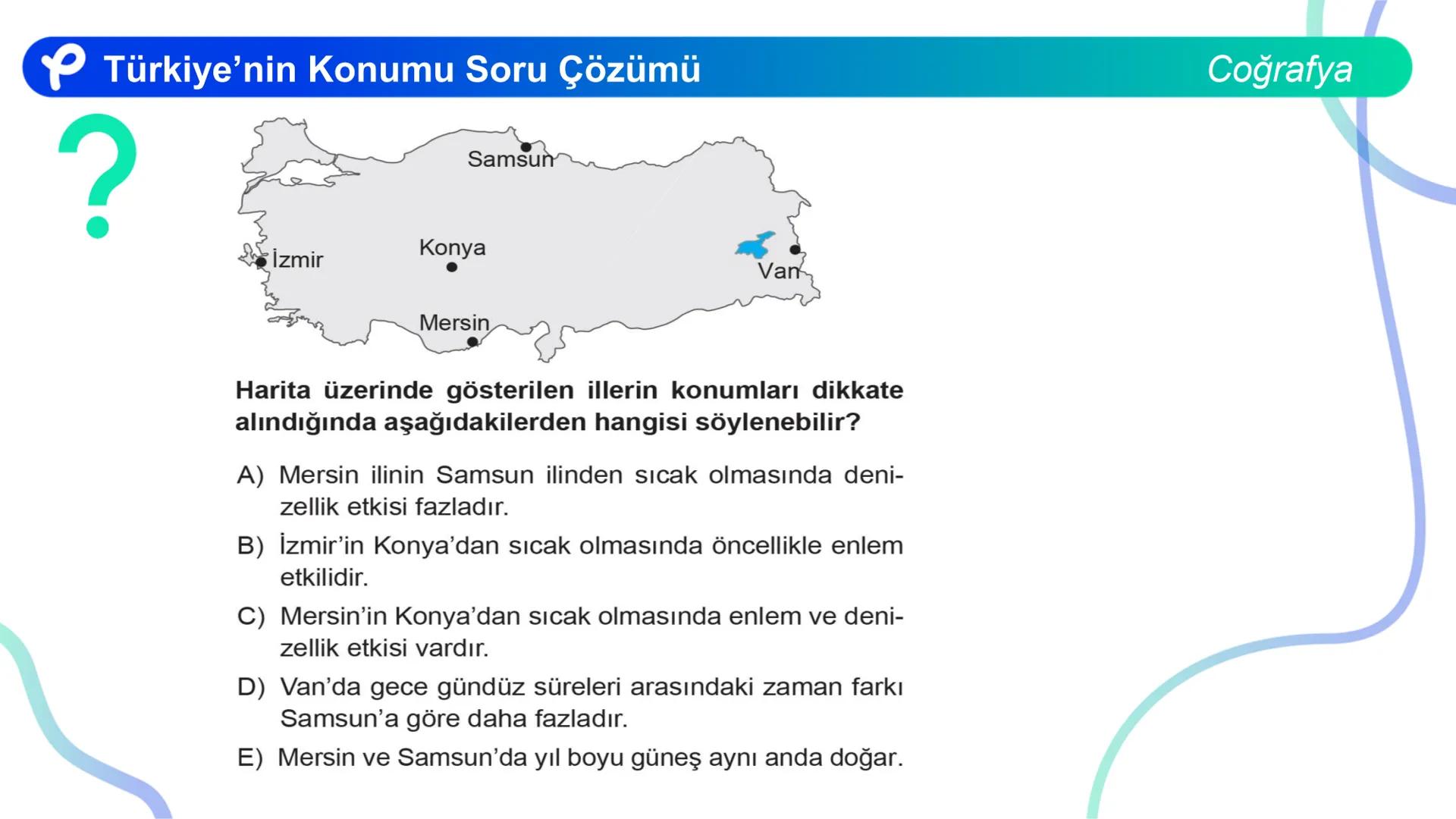 COĞRAFYA
TÜRKİYE'NİN COĞRAFİ
KONUMU ## TÜRKİYE'NİN ÖZEL (GÖRECELİ)
KONUMU VE SONUÇLARI Türkiye'nin Coğrafi Konumu
Başlangıç Merdiyeni
0°
2