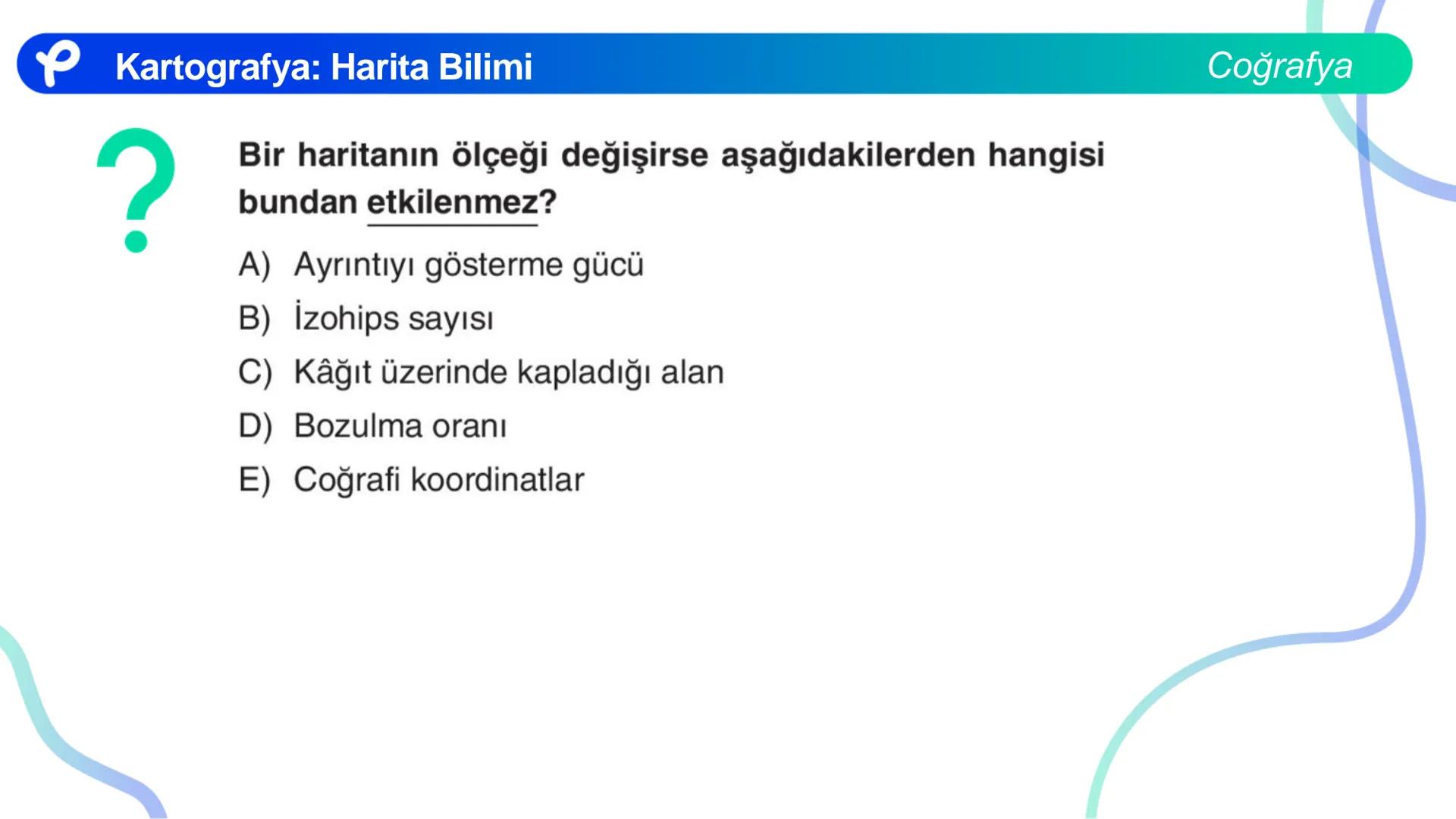 COĞRAFYA
HARİTA BİLGİSİ KARTOGRAFYA : HARİTA BİLİMİ ## Kartografya: Harita Bilimi
## HARİTA NEDİR?
- Dünya üzerindeki herhangi bir yerin
-