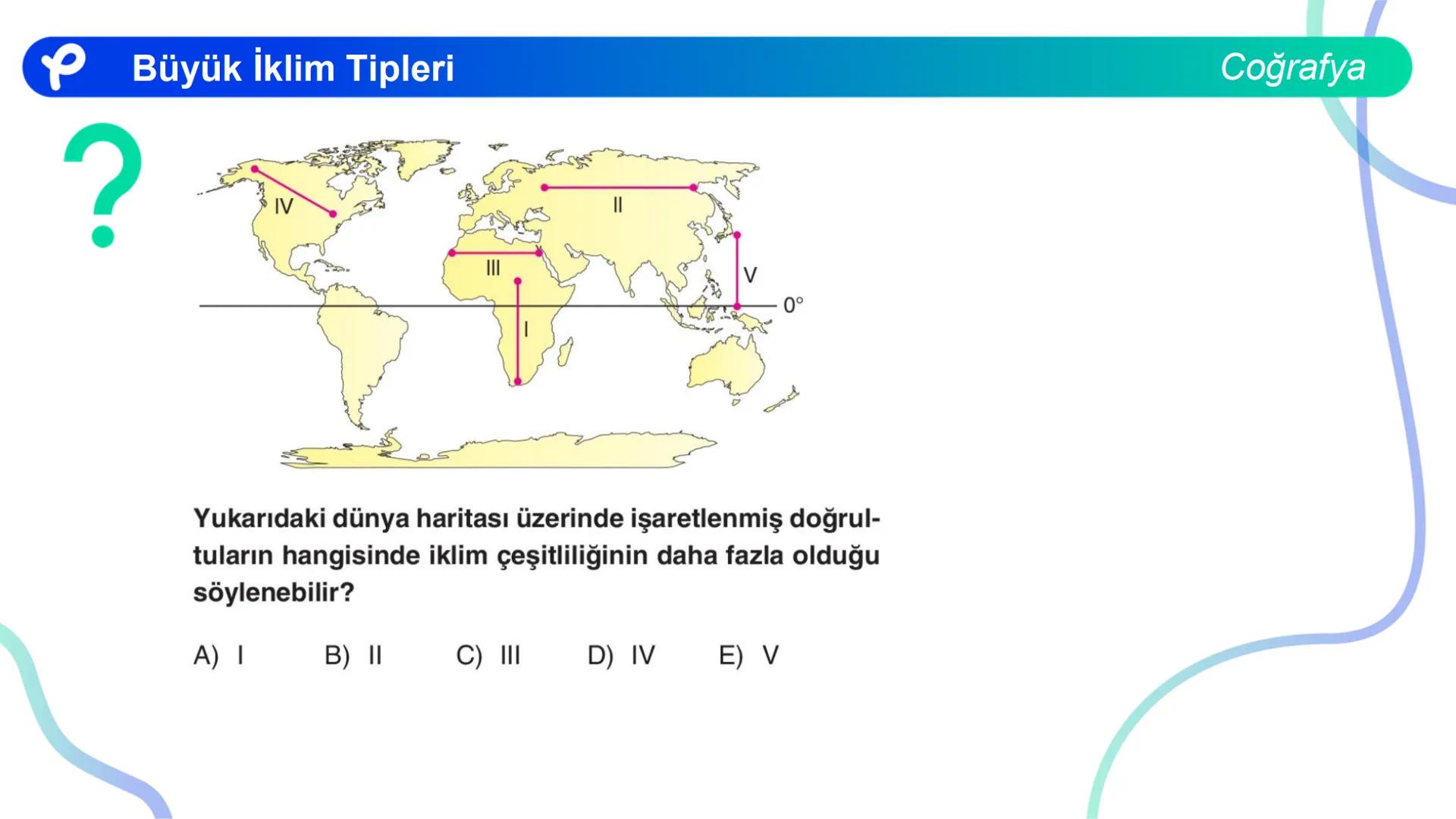 COĞRAFYA
İKLİM BİLGİSİ ATMOSFER VE KATMANLARI # Atmosfer ve Katmanları
## Oksijen (%21)
## Azot (%78)
## Diğer Gazlar (%1)
# Coğrafya
Atm