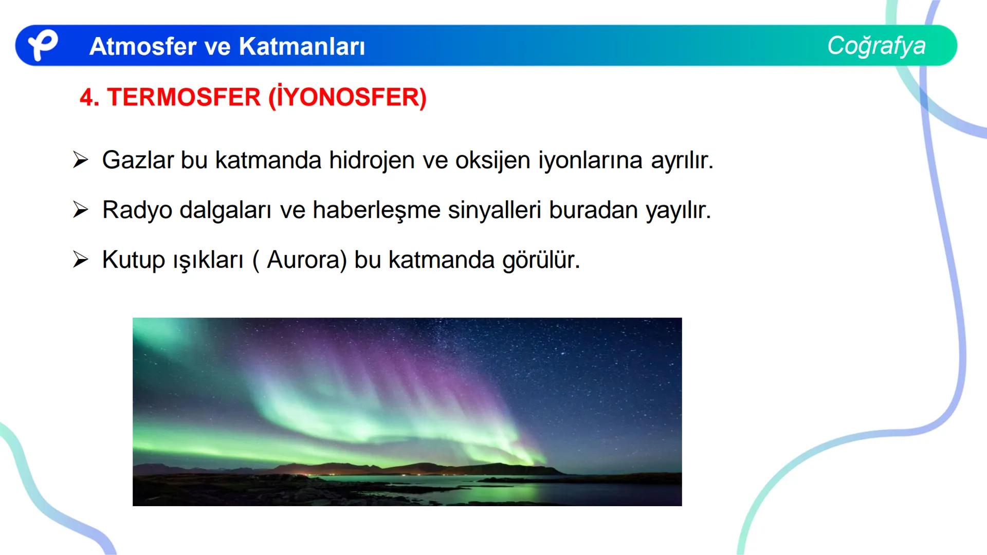 COĞRAFYA
İKLİM BİLGİSİ ATMOSFER VE KATMANLARI # Atmosfer ve Katmanları
## Oksijen (%21)
## Azot (%78)
## Diğer Gazlar (%1)
# Coğrafya
Atm