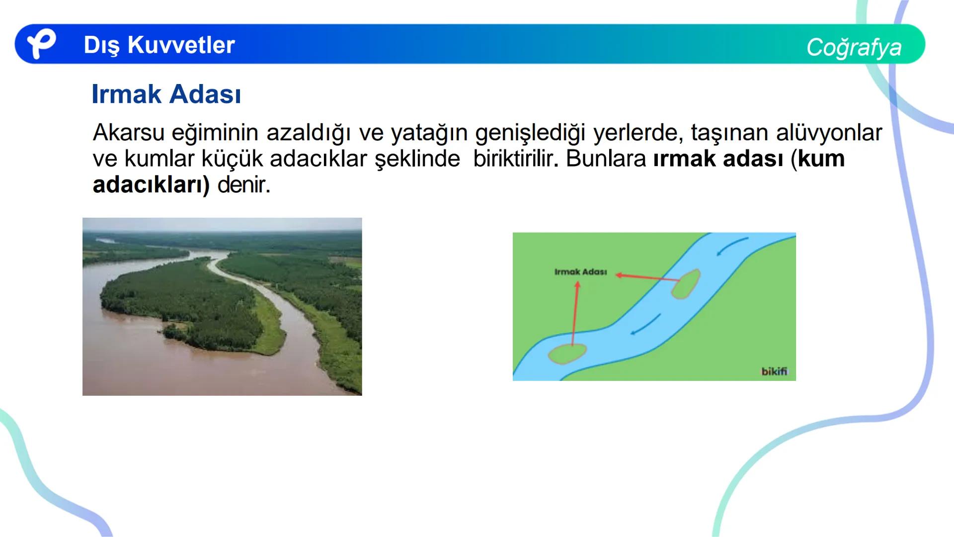 COĞRAFYA
DIŞ KUVVETLER ## Dış Kuvvetler
Enerjisini Güneş'ten alan ve yeryüzünü şekillendiren kuvvetlere dış
kuvvetler denir.
Dış kuvvetler