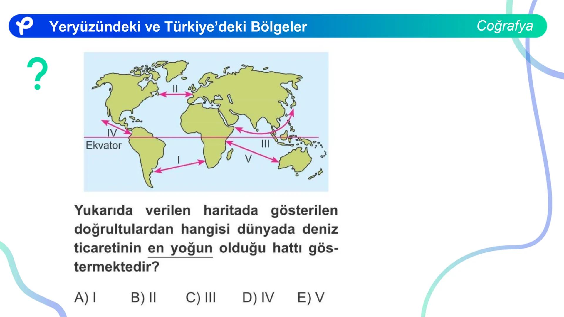 COĞRAFYA
YERYÜZÜNDEKİ VE
TÜRKIYE'DEKİ BÖLGELER ## Yeryüzündeki ve Türkiye'deki Bölgeler
Coğrafya
**Bölge;** Herhangi bir yerin tabii ve b