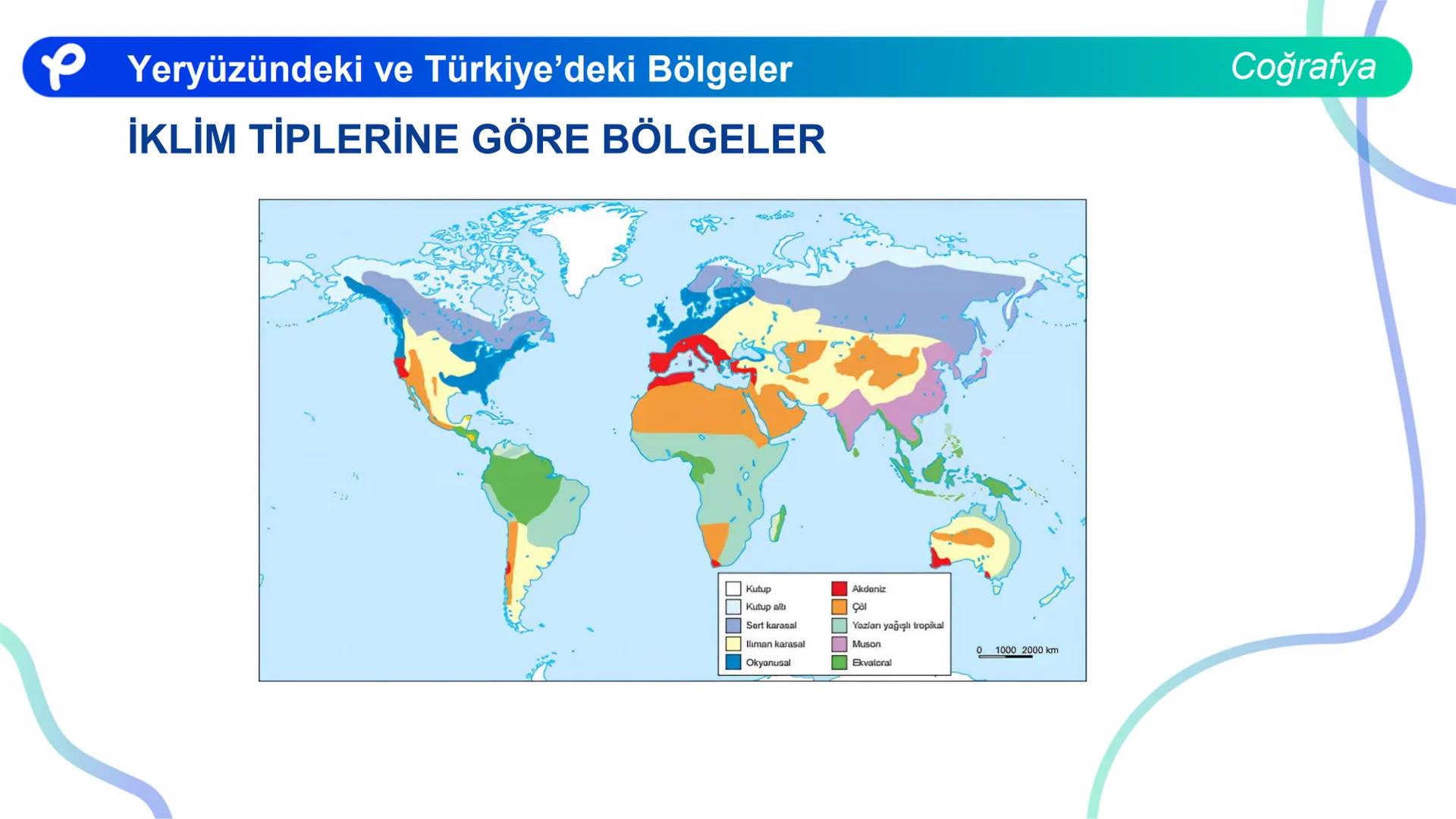 COĞRAFYA
YERYÜZÜNDEKİ VE
TÜRKIYE'DEKİ BÖLGELER ## Yeryüzündeki ve Türkiye'deki Bölgeler
Coğrafya
**Bölge;** Herhangi bir yerin tabii ve b