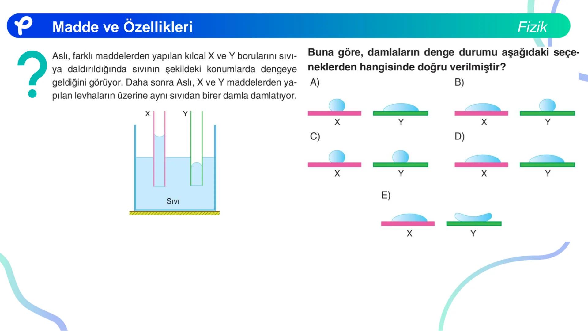 Fizik
MADDE VE ÖZELLİKLERİ ## Madde ve Özellikleri
**Madde:**
Kütlesi, hacmi ve eylemsizliği olan her şeye madde denir.
Fizik Madde ve Öze